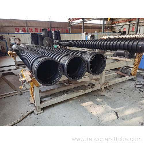 HDPE Underground Double Wall Corrugated Structure Carat Pipe